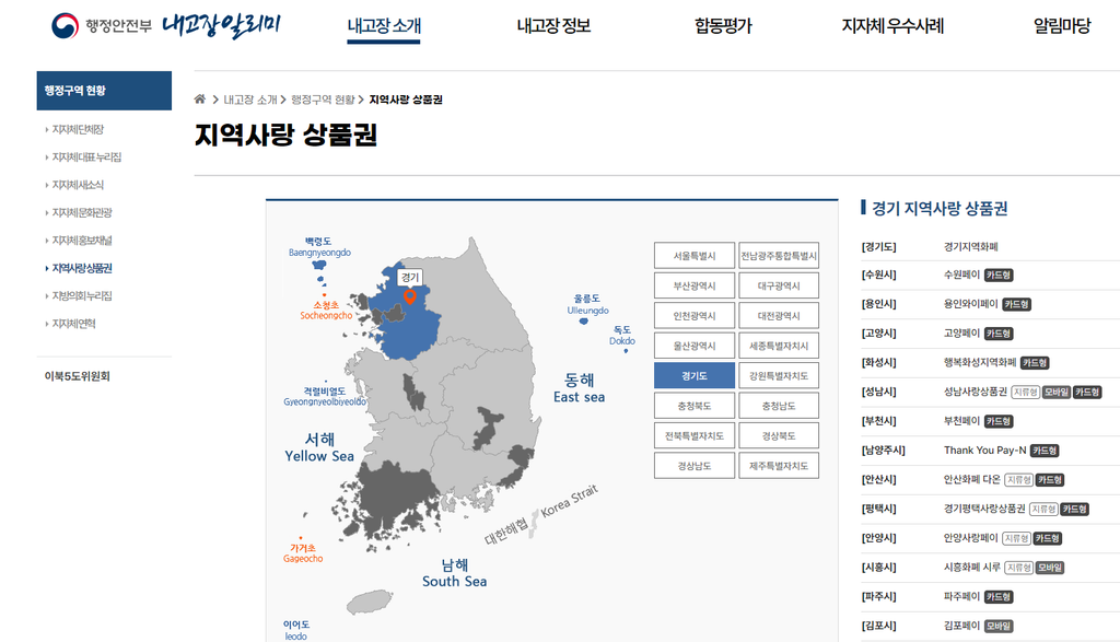 2026 추석 경기도 지역화폐 (지역사랑상품권) 할인율 및 구매 한도 : 시 구청별 가맹점 및 사용처 바로가기 1 경기도 지역화폐